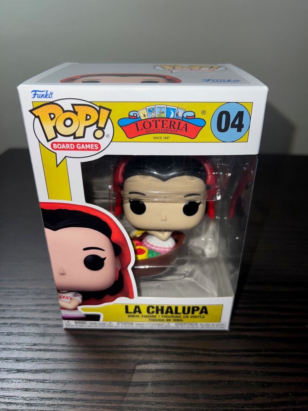 VAULTED La Chalupa Funko Pop #04 Board Games Cards Vinyl Figure Mexico Loteria